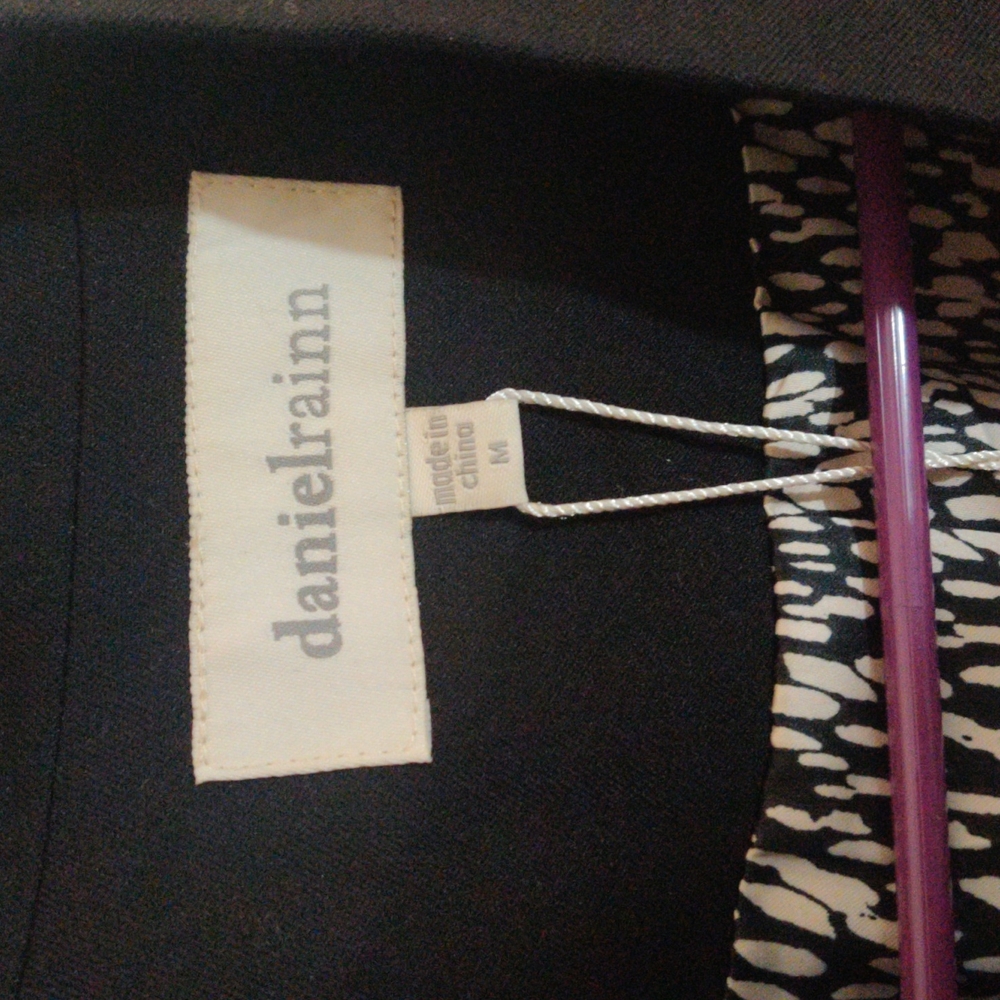 NWT Daniel Rainn Black Blazer Suit Jacket, M - Picture 3 of 4